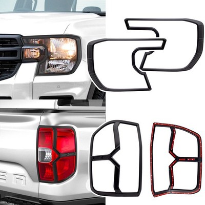 Rücklichtabdeckung Scheinwerferblenden für Ford Ranger 2023-2025 T9 Tremor