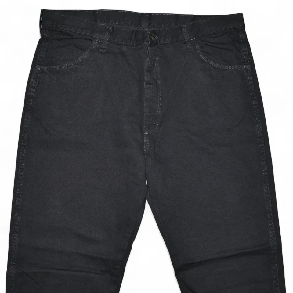Pantalones de mezclilla Rustler para hombre talla 40x32 negros calce regular pierna recta nuevos con etiquetas Foto 4 de 4