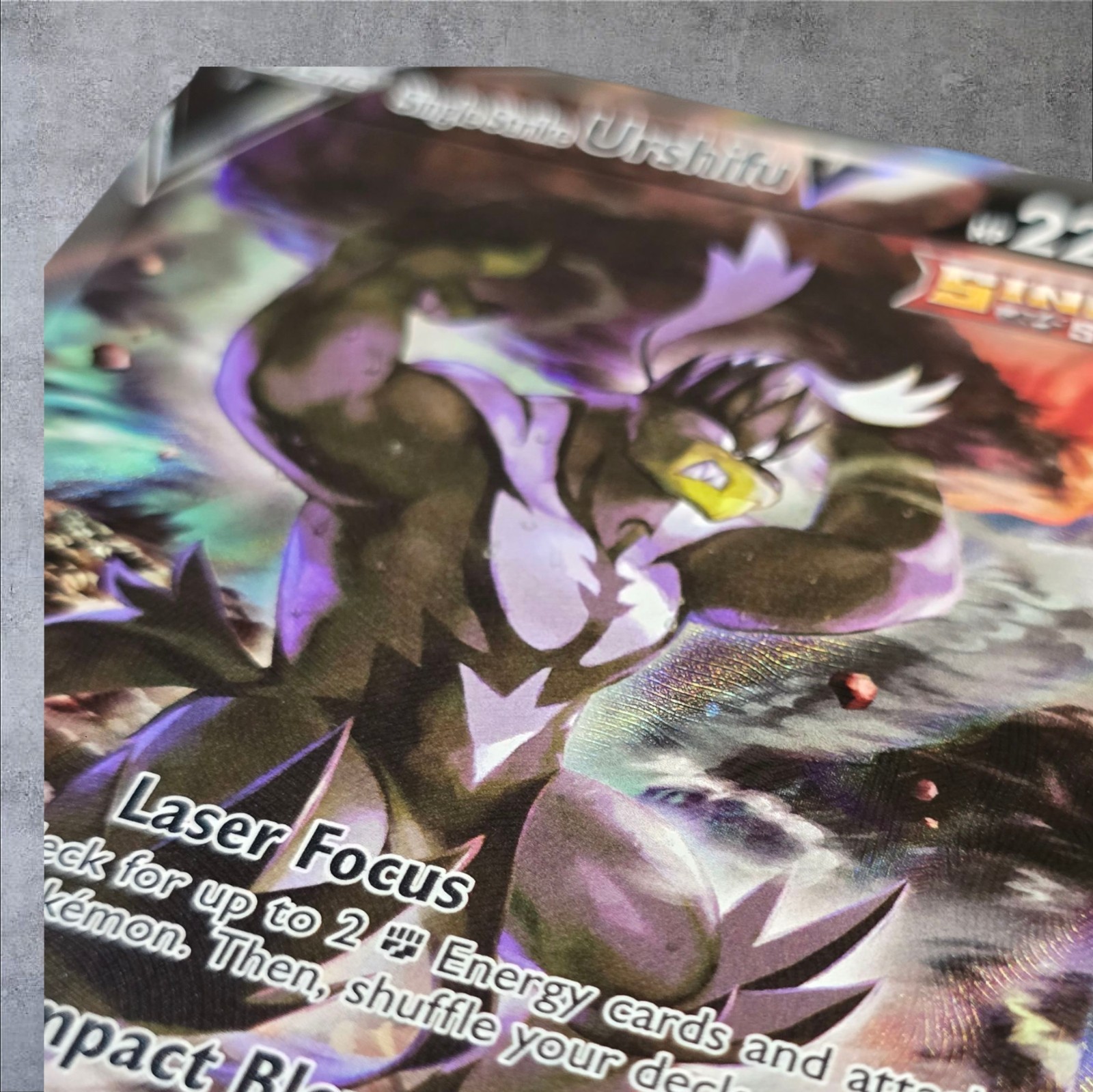 Single Strike Urshifu V 151/163 Battle Styles Full Art Ultra Rare NM-M Condition