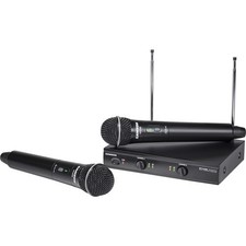 Samson Stage 200 Dual Vocal Wireless System 2 Q6 Dynamic Mics - Group A