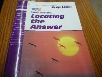 Sra Skill Series: Sss Prep Locating the Answer