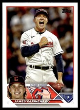 James Karinchak 2023 Topps Update #US239 Cleveland Guardians 29479 Baseball Card