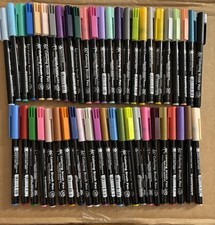 Koi Coloring Brush Pen Set 48 Color Set w/ Case