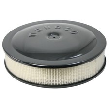 Moroso Air Cleaner Assembly 65912 Black Powdercoat Steel 14 X 3 In.
