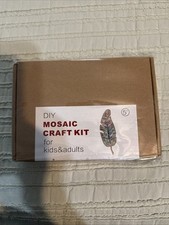 DIY Mosaic Craft Kit Feather Leaf For Kids And Adults