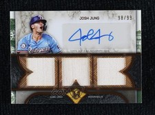 2025 Topps Museum Collection Triple Relic Auto Copper 98/99 Josh Jung