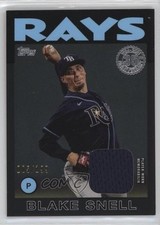 2021 Topps 1986 Topps Baseball Relics Black 5/199 Blake Snell #86R-BS 0hr
