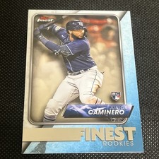 2024 Topps Finest - Finest Rookies Junior Caminero #FRD-8 Refractor (RC)