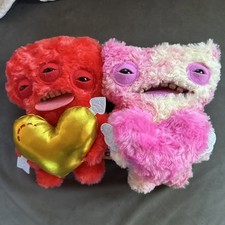 Fuggler Love Fugg Series 2 Red Alien  Pink Weirdo Set Of 2 Fugg Club New