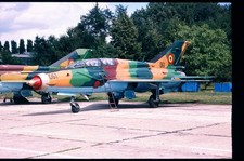 BG116 ORIGINAL K64 AIRCRAFT SLIDE: Romanian AF MiG-21UM LanceR B  061