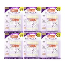 The Doctor's BrushPicks Interdental Toothpicks, 275 Count Pack of 6 