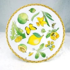 Crate & Barrel Monno  NATURE'S HARVEST Luncheon Plate(s) Lemons EXC 