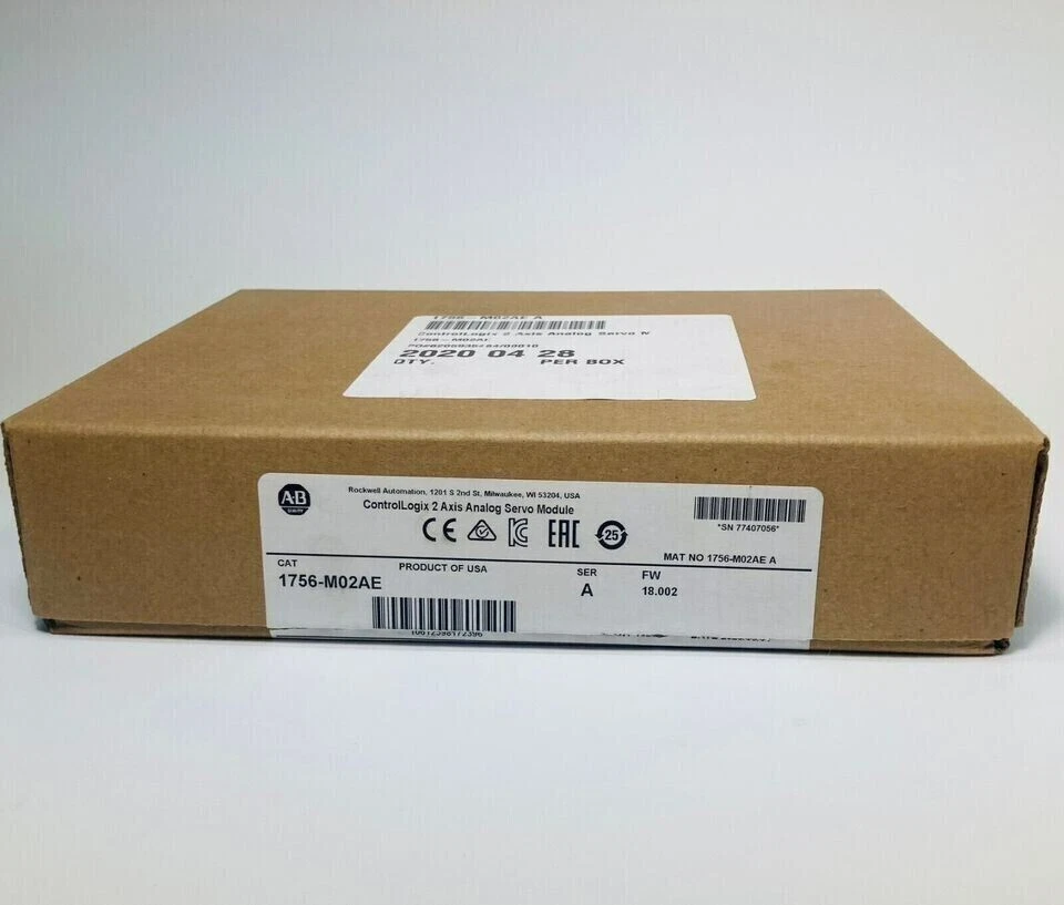 New Factory Sealed AB 1756-M02AE / A ControlLogix 2-Axis Encoder 1756M02AE - Image 4 of 4