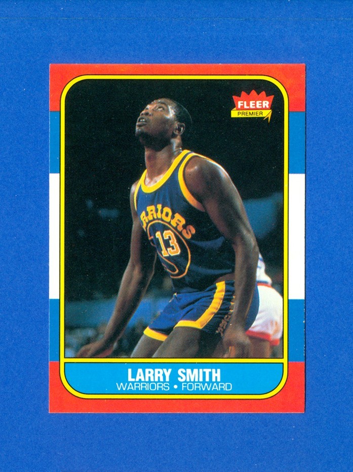 1986/1987 Fleer Basketball #104 Larry Smith 86/87 Set Break Card NM/MT Condition