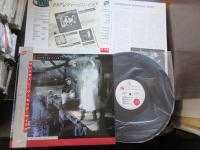 Working Week Surrender Japan Promo Vinyl LP w OBI in 1987 VIL-28019 Weekend