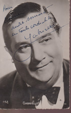 GABRIELLO PHOTOGRAPHIE Auf Karte 14*9 Mit Autogramm