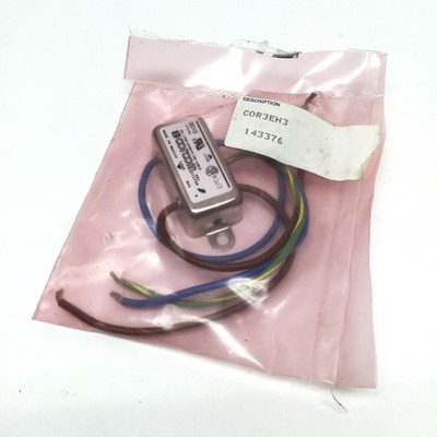 Corcom 3EH3 Single-Phase Power Line EMI RFI Filter, 3A, 250VAC w/Wire Leads