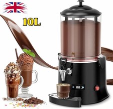 Commercial 10L Heated Hot Chocolate Dispenser-Insulated Stainless Steel for Cafe