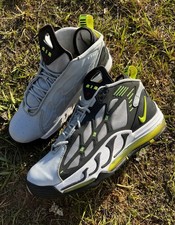 CLEAN Nike size 12 Air Pillar Neutral Grey 2012 basketball shoes (525226-001)