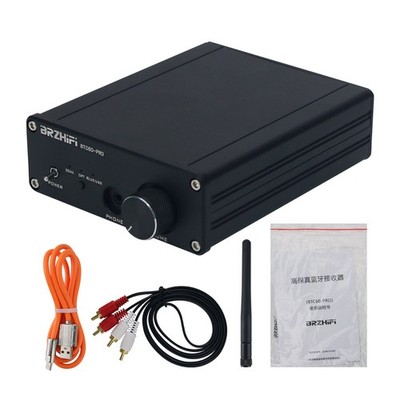 Power Amplifier HiFi Bluetooth Receiver ES9038 DAC Decoder f/ APTX-HD/LDAC