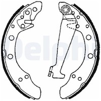2X Bremsbackensatz Hinten FüR VW Vento 1H 1.9 2.0 91 Bis 98 Delphi ADZ AUB
