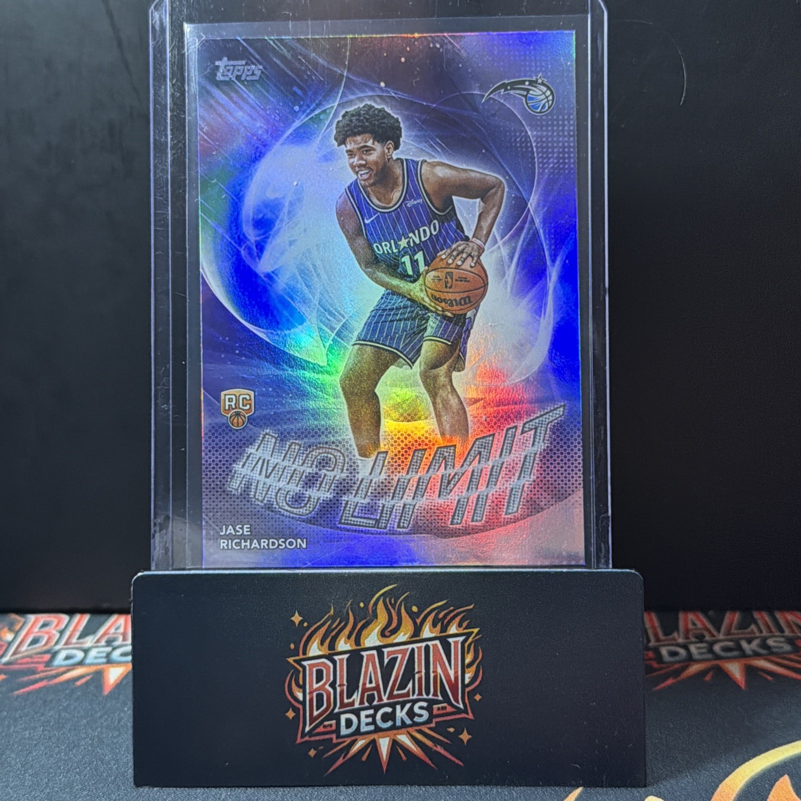2025-26 Topps Basketball #NL-25 Jase Richardson No Limit Rainbow Foil RC