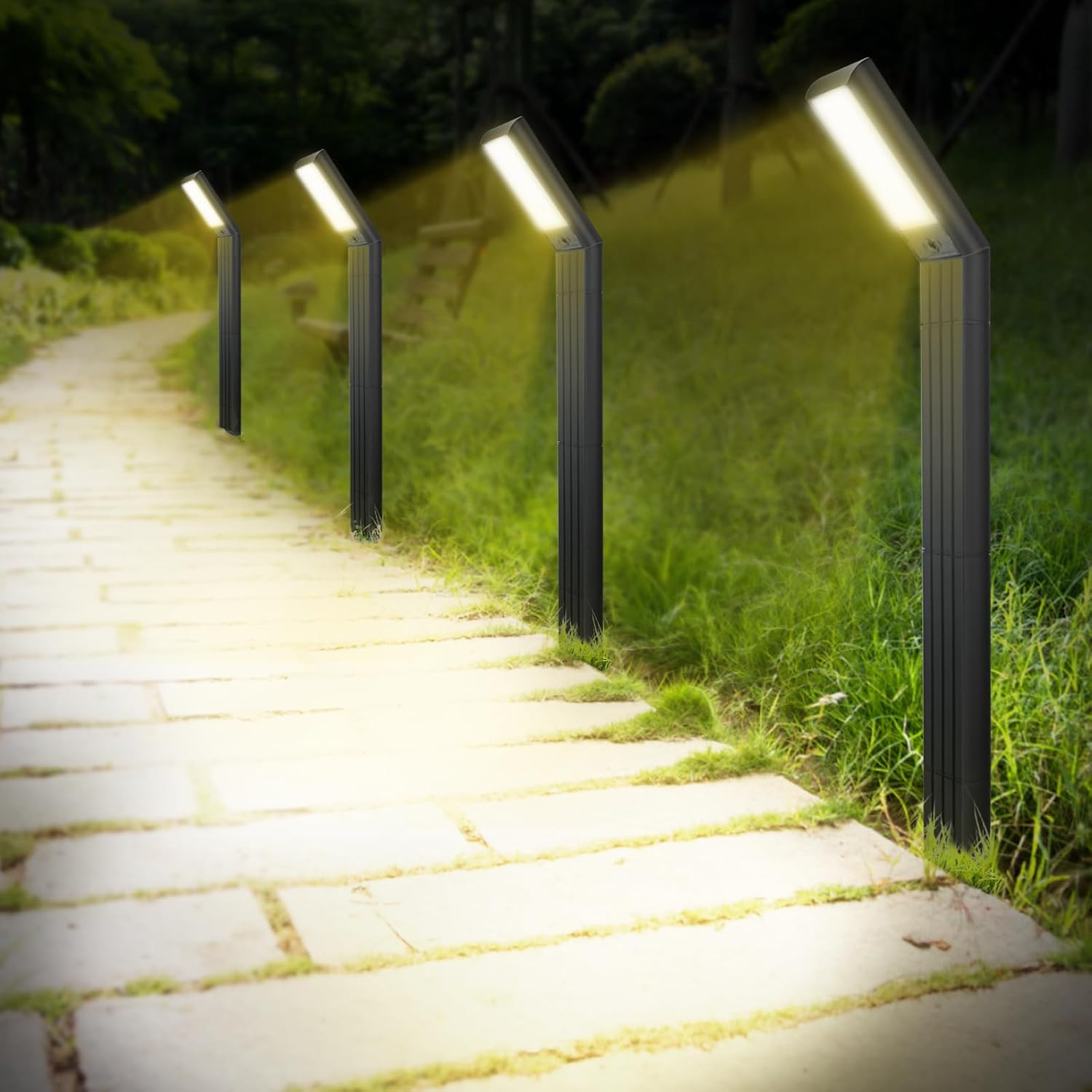 Faretti Solari Giardino 90 LED IP64 - Montaggio Facile e Staccabile