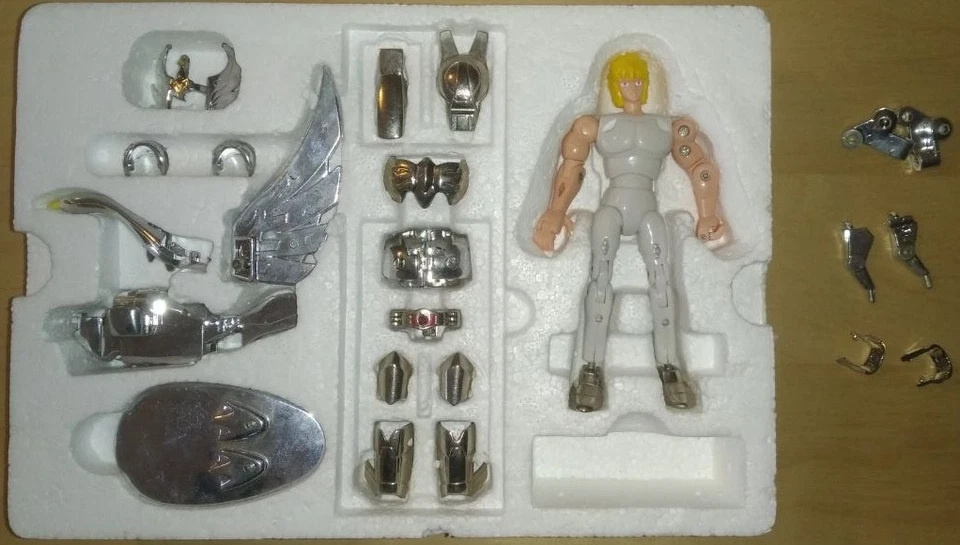 Cigno d'argento - I cavalieri dello zodiaco - Giochi Preziosi - Completo 100% - Immagine 3 di 4