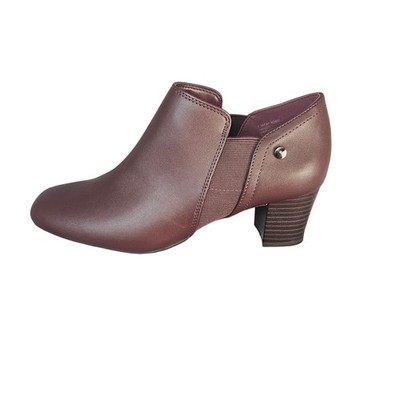 East 5th Rossi Burgundy Memory Foam Ankle Booties Womens 7.5M Shooties NEW