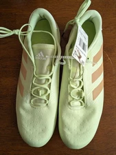 Adidas The Road Shoe Lime Green & Gold Cycling Shoes Size 7.5 US Men / 8.5 US Wo