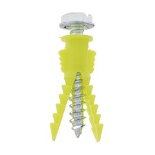 Metallics WAKJ19S Plastic 201 Pieces Wall Anchor Kit 1/4 Inch Jar Pack