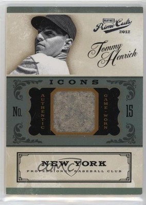 2012 Playoff Prime Cuts Icons 40/49 Tommy Henrich #23 k8v