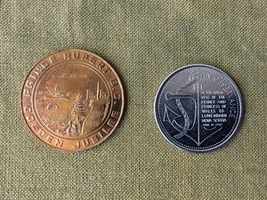 2~COOL CANADIAN COINS/TOKENS: 1) 1983 LUNENBURG & 2) 1960 PRINCE RUPERT~GREAT