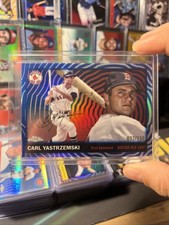 2025 Topps Chrome Platinum Carl Yastrzemski Blue Refractor /150