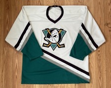Original Anaheim Mighty Ducks Blank Hockey Jersey CCM XL