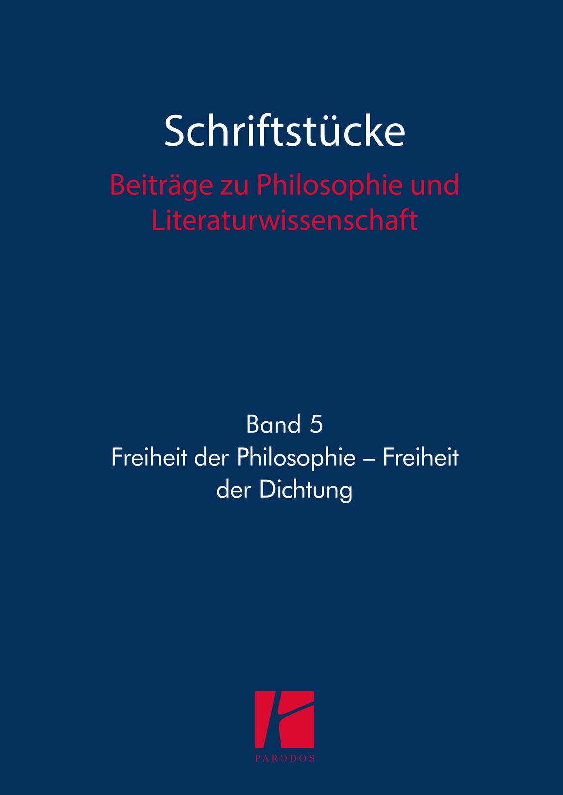 Freiheit der Philosophie - Freiheit der Dichtung Jan Kerkmann