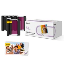 Liene Pearl N200 Pro Portable Photo Printer Paper 50 2x3 inches, white