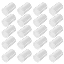 35mm Caliber Plastic Film Canisters-20pc Clear Clear
