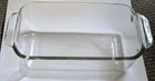 Vintage PYREX 213-R 9x5x3 Loaf Pan Bread Meat Baking Dish Clear Glass USA Made