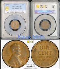 1940 S Lincoln Cent Pcgs Graded 180 Rotated Dies Mint Error.