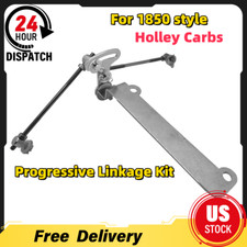 Dual Quad 2x4 For 1850 Style Holley Carbs Progressive Linkage Kit Throttle Rod