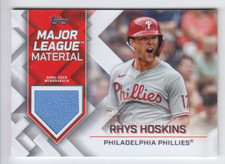 2022 TOPPS BASEBALL RHYS HOSKINS JERSEY RELIC MAJOR LEAGUE MATERIALS Phillies