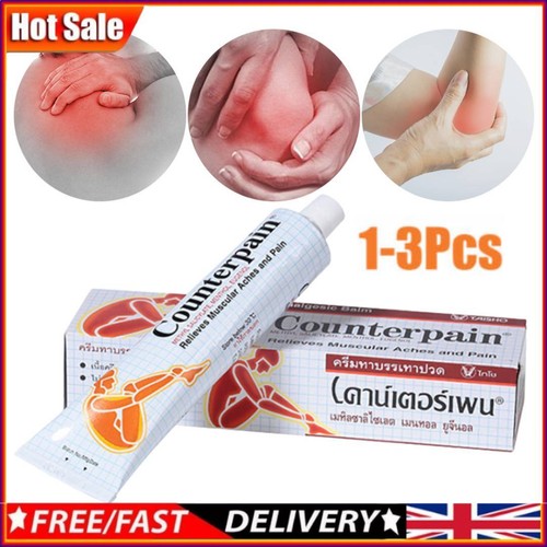 1~3PCS 120g COUNTERPAIN BALM RELIEVES MUSCULAR ARTHRITIC ACHES AND PAINS UK