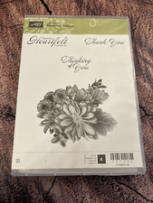 Stampin Up HEARTFELT BLOOMS Stamp Set - Sale-A-Bration