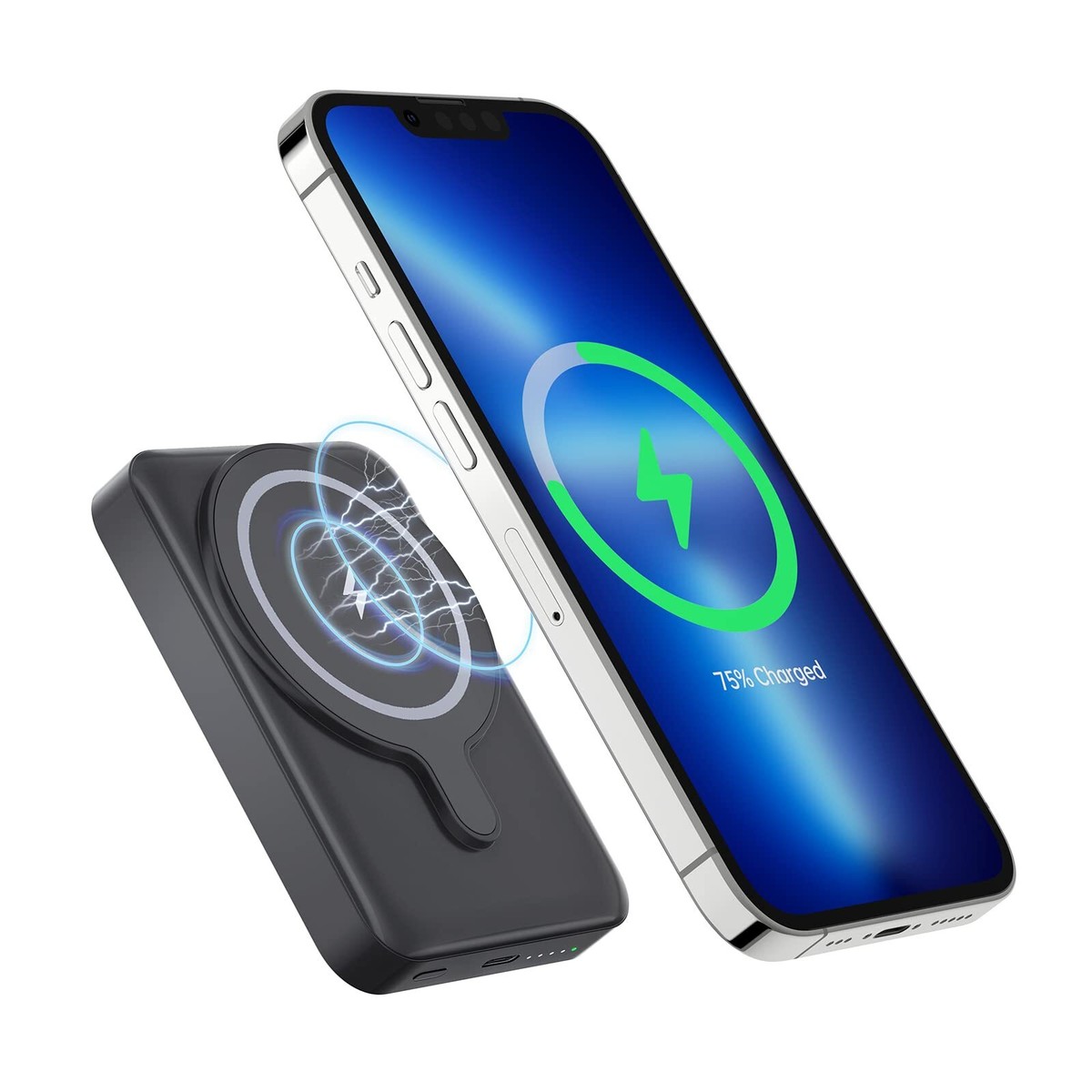 10000mAh Wireless Power Bank For iPhone 14 13 12 Pro Max Fast