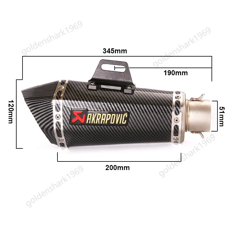 Slip On Exhaust Pipe Muffler Modified for Duke 390 250 RC390 Adventure 2021-2023 - image 3 of 4