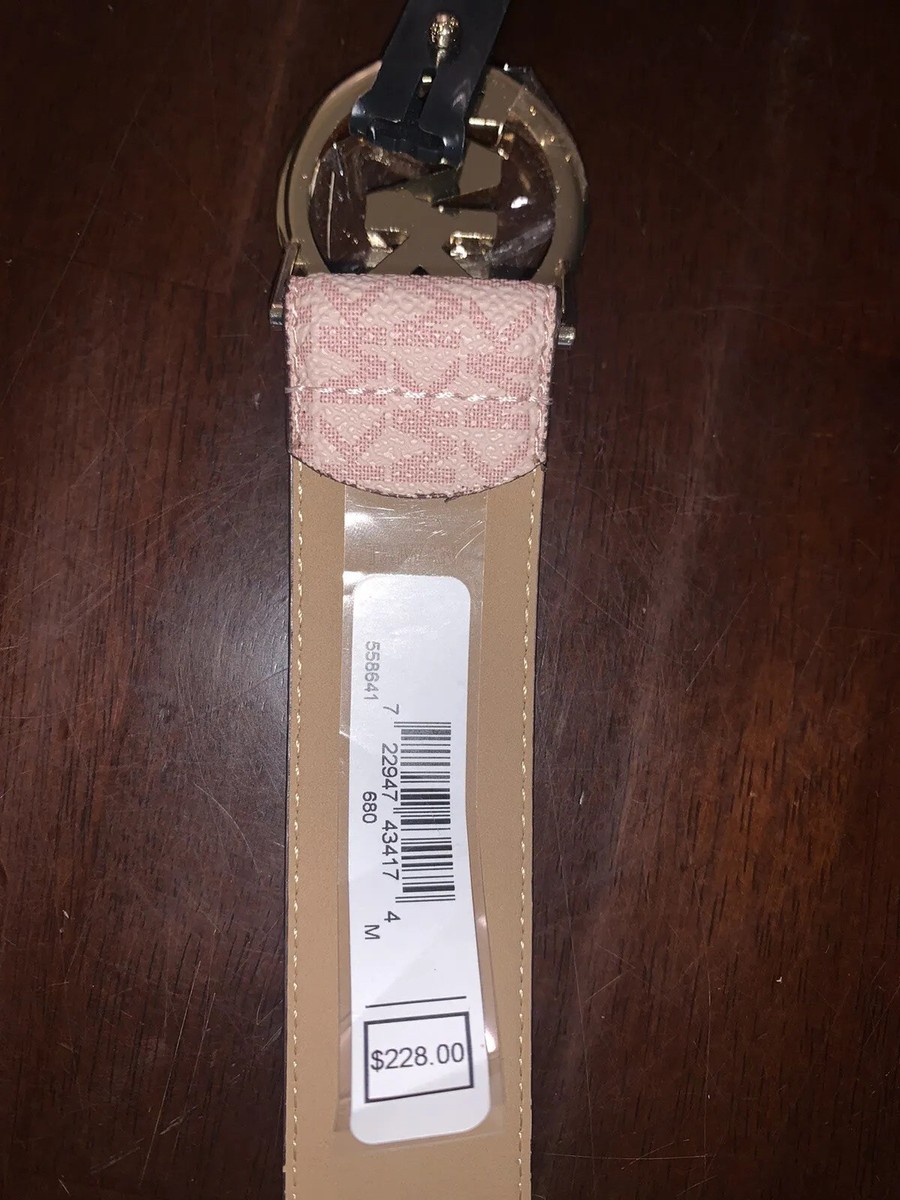 BRAND NEW MICHAEL KORS LOGO BELT 558641 SIZE MEDIUM COLOR  display picture 3