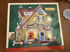 Lemax # 55936 Pauline's Pie Shop Lighted Building 2014 Retired 2022 Rare NIB