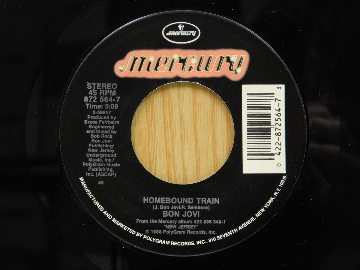 英7” Bon Jovi Ill Be There For You / Homebound Train JOVDJ5 VERTIGO プロモ /00080 7