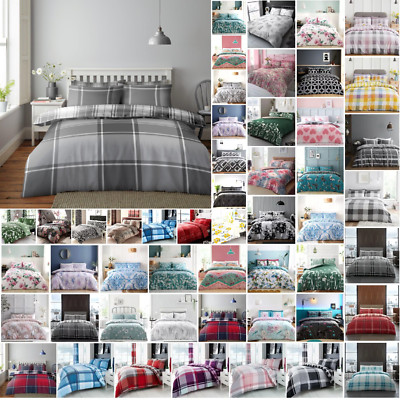 Wende Bettdecke Quilt Cover Bettwäsche Set mit Kissenbezug Single Double King Size